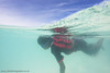 The children's class of the Soneva Learn-To-Swim programme